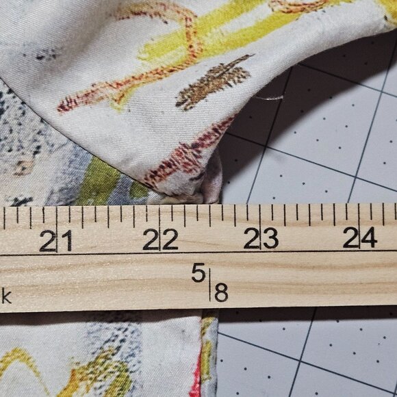 Jean-Michel Basquiat Licensed Art Print Short-Sleeve Button-Up Shirt For Adults - Picture 9 of 14